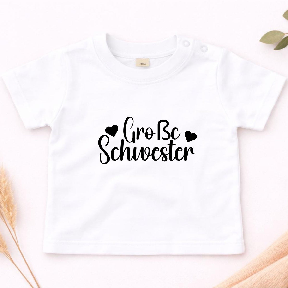 Kinder T-Shirt „Große Schwester/Bruder“ | Geschwister Shirt | Baby Ankündigung | Geschenk Mädchen
