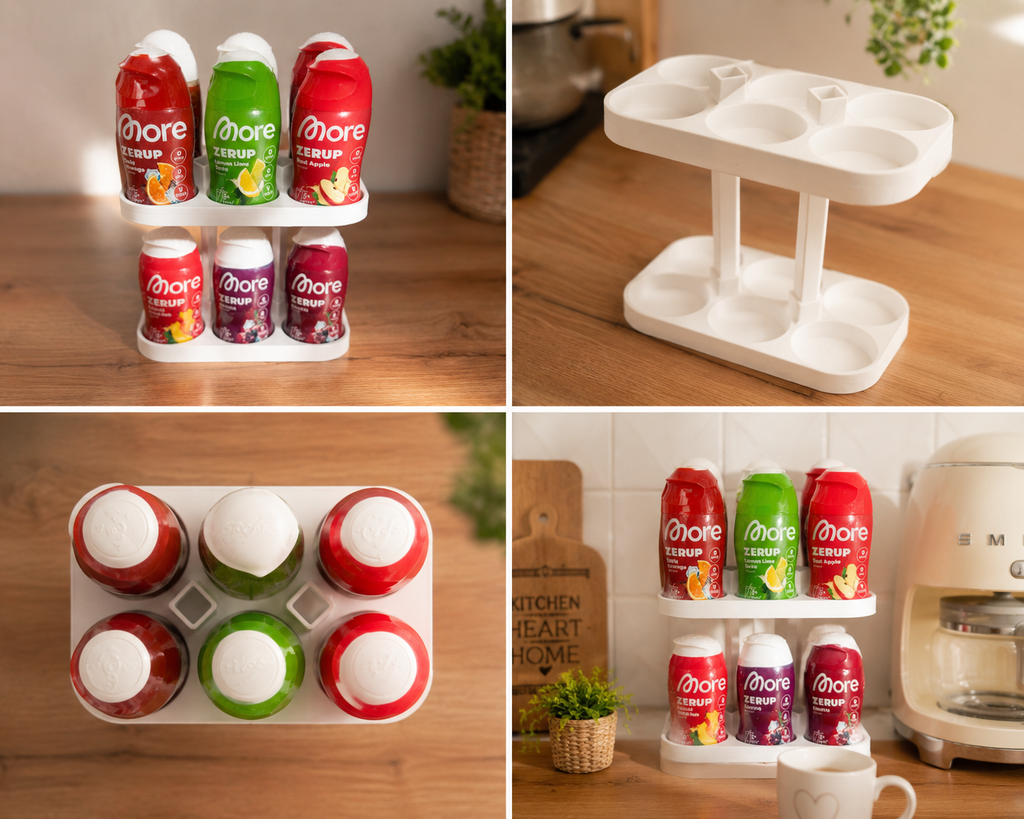 Sirup-Organizer / Zerup-Regal – perfekt für deine Lieblingssorten 🍓🍋