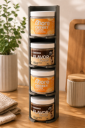 Chunky Flavour Regal für 90g Dosen – stapelbar & erweiterbar 🍪✨