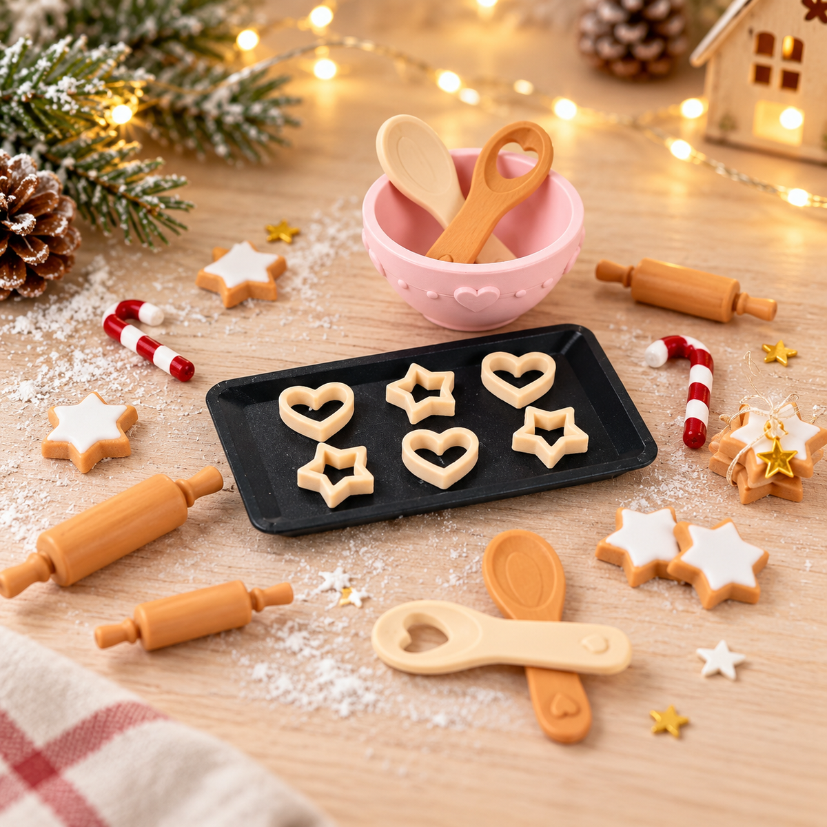 Miniatur-Weihnachtsbackset